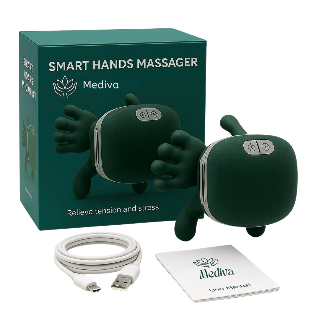Mediva Massagegerät für Nacken, Schultern & Rücken